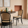 Vanesa Rattan Dining Chair, Oak - Joe’s Haven