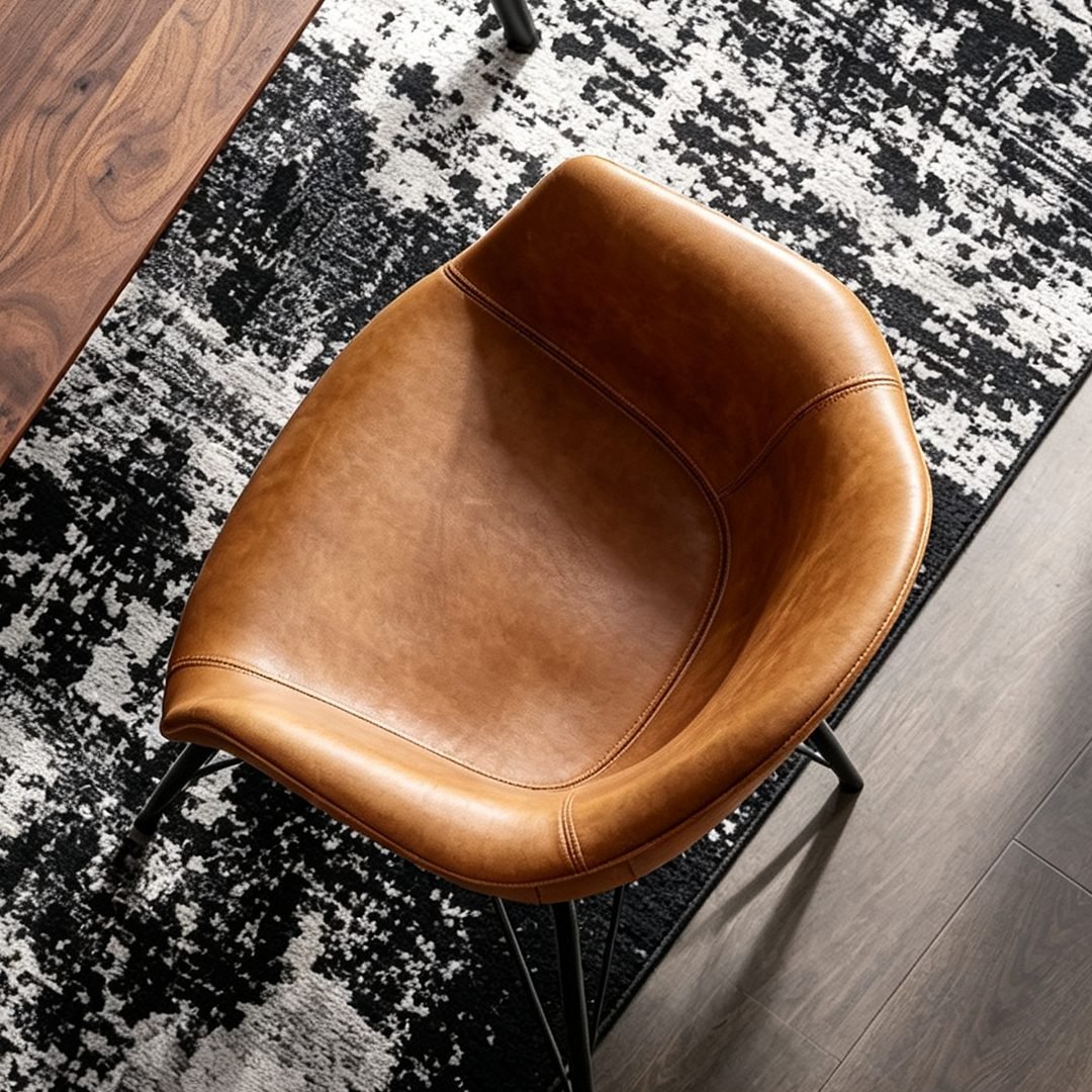 Bobby Dining Chair, Distressed Leather - Joe’s Haven