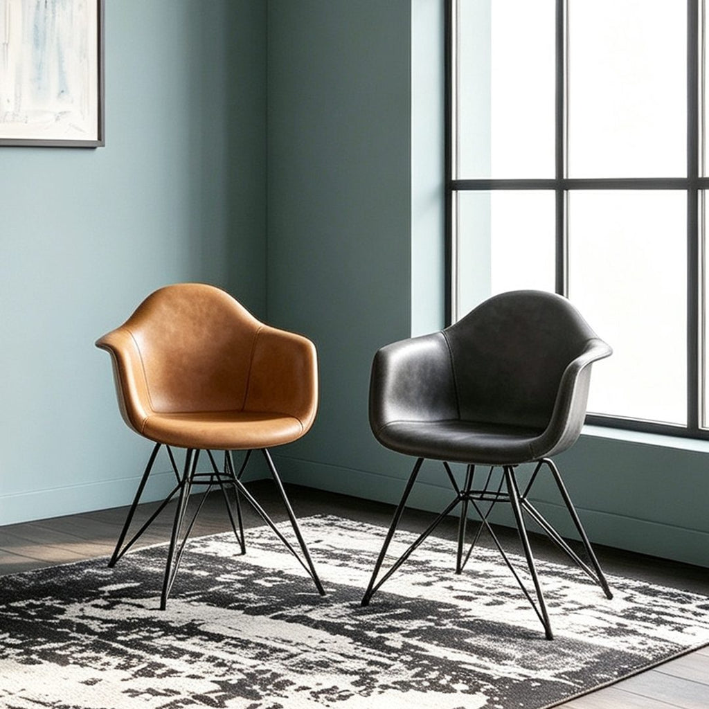 Bobby Dining Chair, Distressed Leather - Joe’s Haven