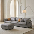 G918 Amos Three Seater Sofa Corner, Leathaire - Joe’s Haven