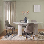 Costanza Matching Dining Chairs, Grey - Joe’s Haven