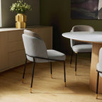 Theobald Dining Chair, Grey - Joe’s Haven