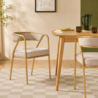 Dwight Dining Chair, Gold Frame - Joe’s Haven
