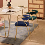Dwight Dining Chair, Gold Frame - Joe’s Haven