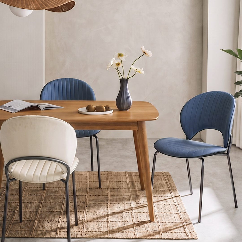 Jerome Shell Dining Chair, Velvet - Joe’s Haven
