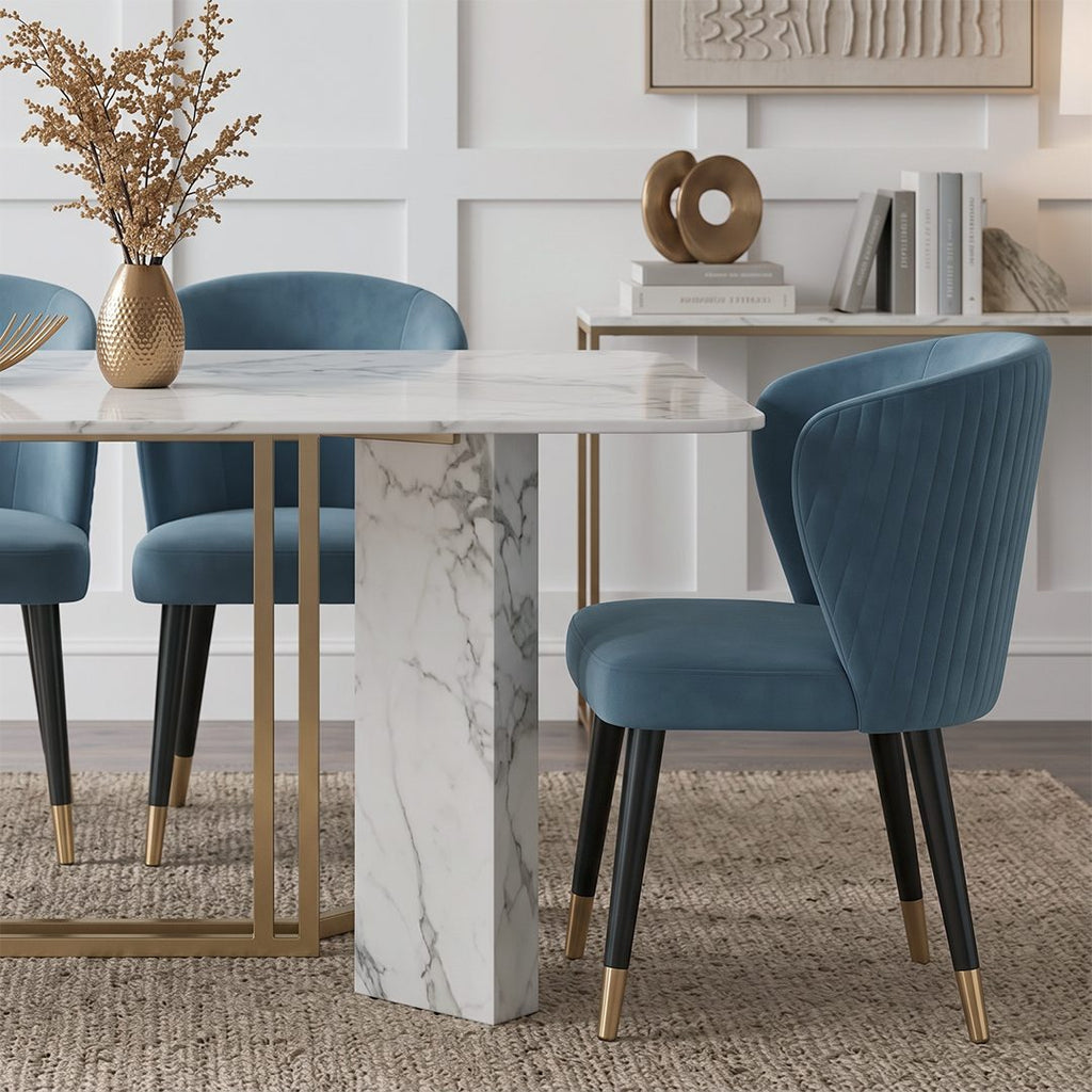 FenX Dining Table, Dining Table, Sintered Stone And Gold - Joe’s Haven