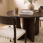 Eden Dining Chair, Black, Solid Wood & Linen - Joe’s Haven
