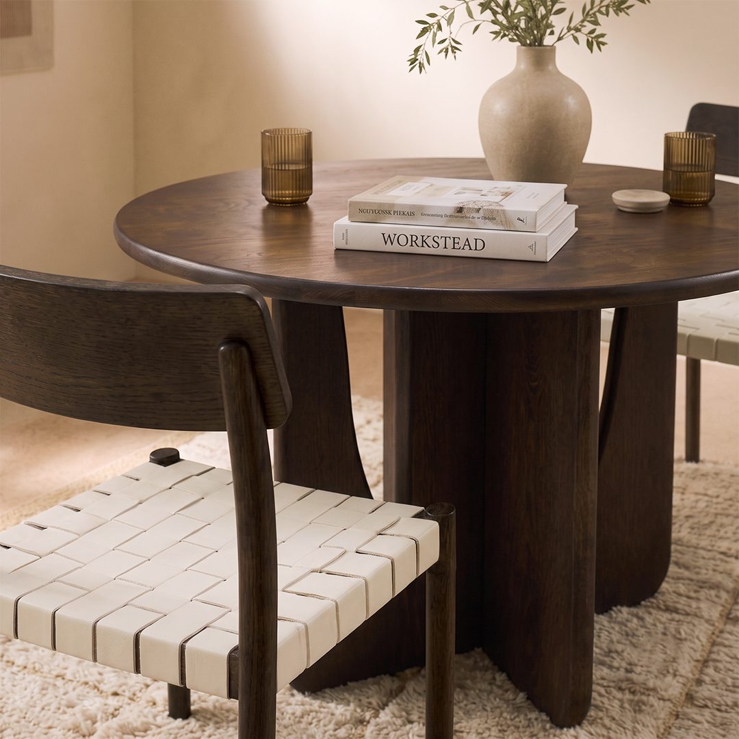 Eden Dining Chair, Black, Solid Wood & Linen - Joe’s Haven