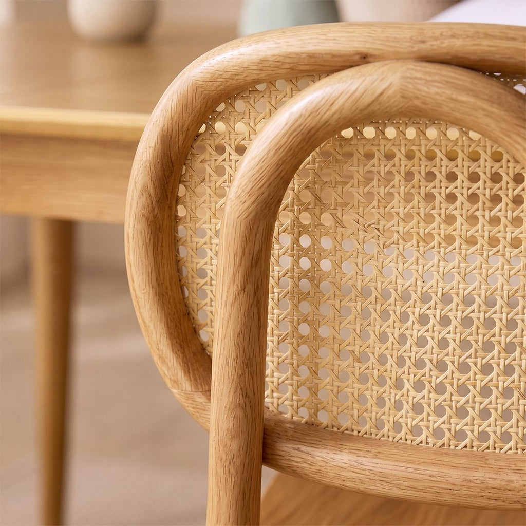 Fanny Dining Chair, Rattan - Joe’s Haven