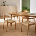 Abiram Rattan Dining Chair, Solid Wood - Joe’s Haven