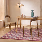 Bonnie Dining Chair, Rattan & Solid Wood - Joe’s Haven