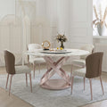 Androme Round Dining Table & Chairs, With Rotatable Tray - Joe’s Haven