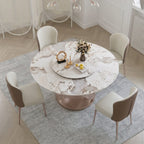 Androme Round Dining Table & Chairs, With Rotatable Tray - Joe’s Haven
