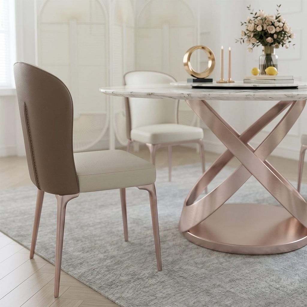 Androme Round Dining Table & Chairs, With Rotatable Tray - Joe’s Haven