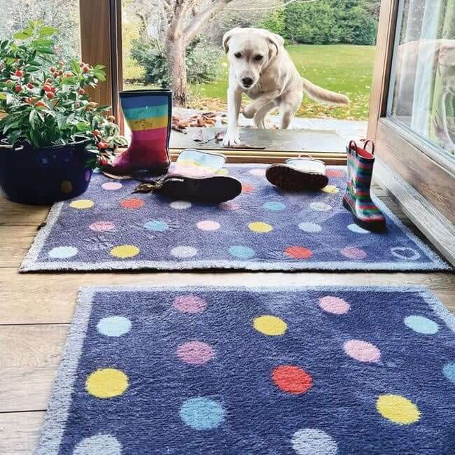 Eco-Friendly Washable Dots Mat and Runner