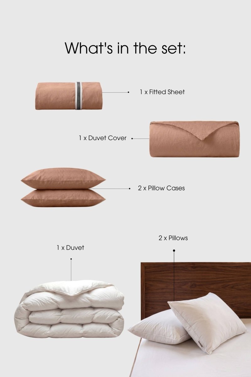 Percale Move-In Bedding Set - Joe’s Haven