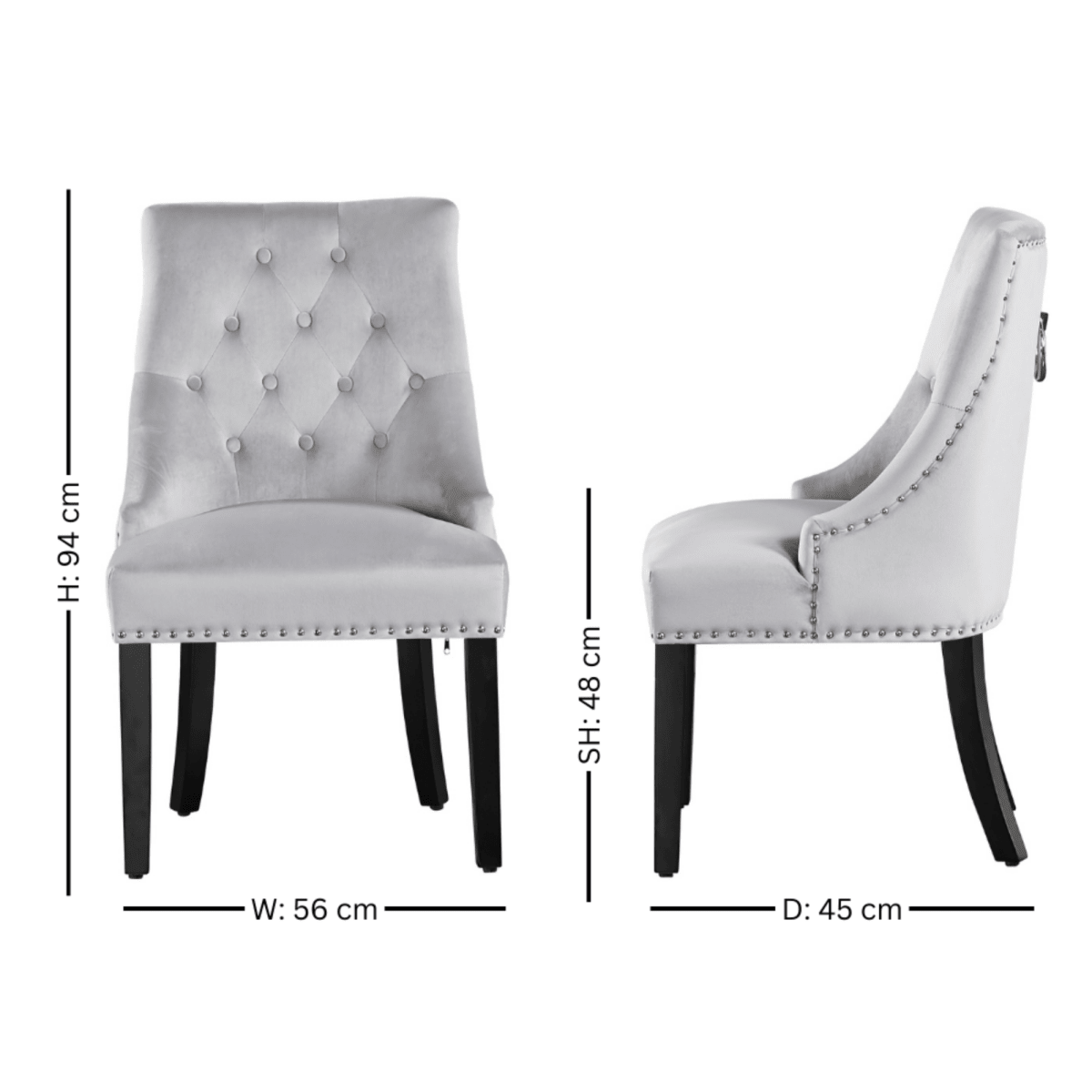 Windsor LUX Velvet Dining Chair - Joe’s Haven