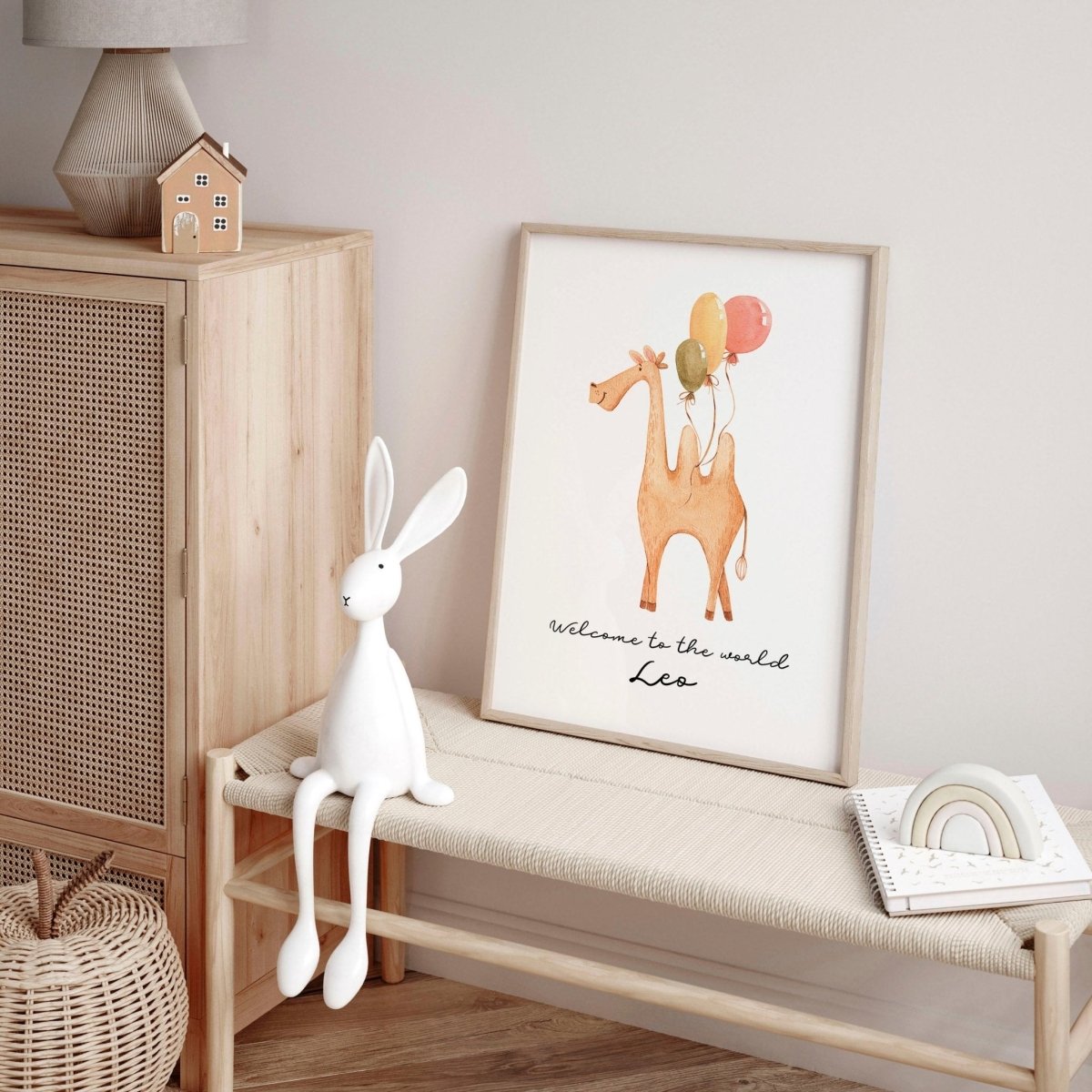 Animal prints for nursery decor Camel wall art print - Joe’s Haven