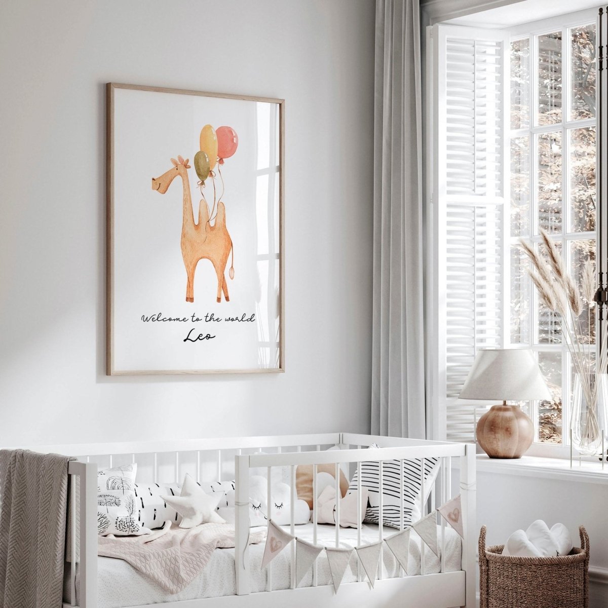 Animal prints for nursery decor Camel wall art print - Joe’s Haven