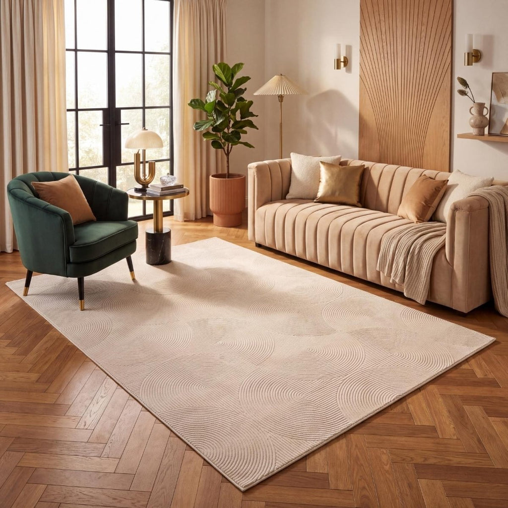 Carmel Cream Geometric Rug | 6070 - Joe’s Haven