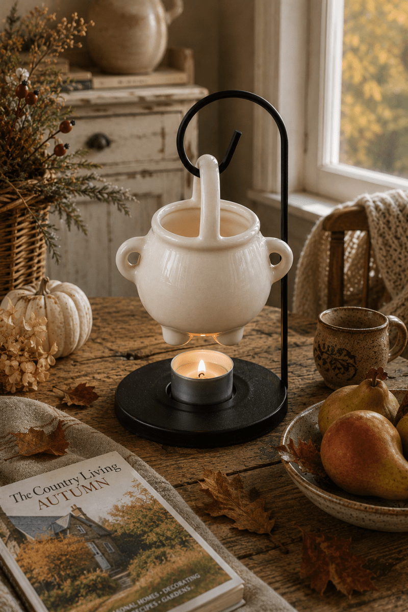 Hanging Cauldron & Pumpkin Spiced Wax Melts - Joe’s Haven