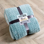 Chevron Ombre Effect Luxurious Oversized Throw Blanket - Joe’s Haven