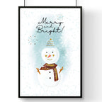 Christmas decor drawing | wall art print