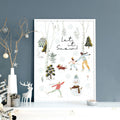 Christmas decor indoor wall art print