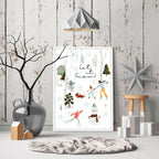Christmas decor indoor wall art print