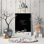 Christmas decor village | wall art print