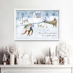Christmas decor wall art print