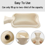 Festive Reindeer Christmas Hot Water Bottle with Cover 1L - Joe’s Haven