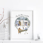 Wall decor for christmas | wall art print