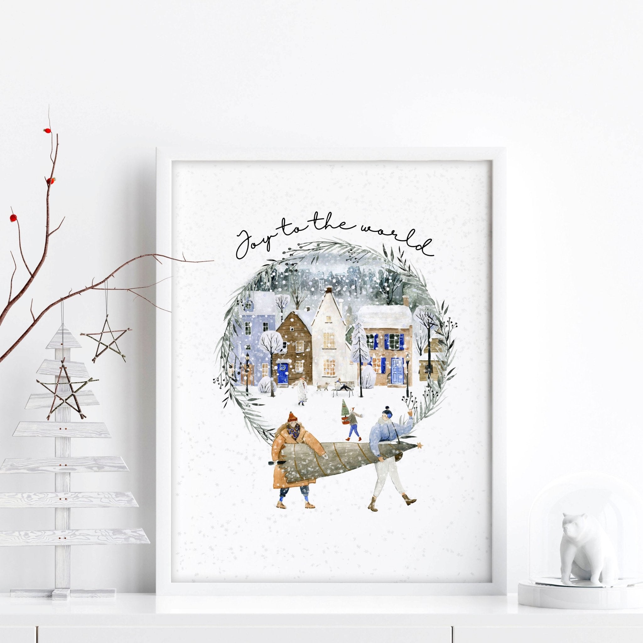 Wall decor for christmas | wall art print