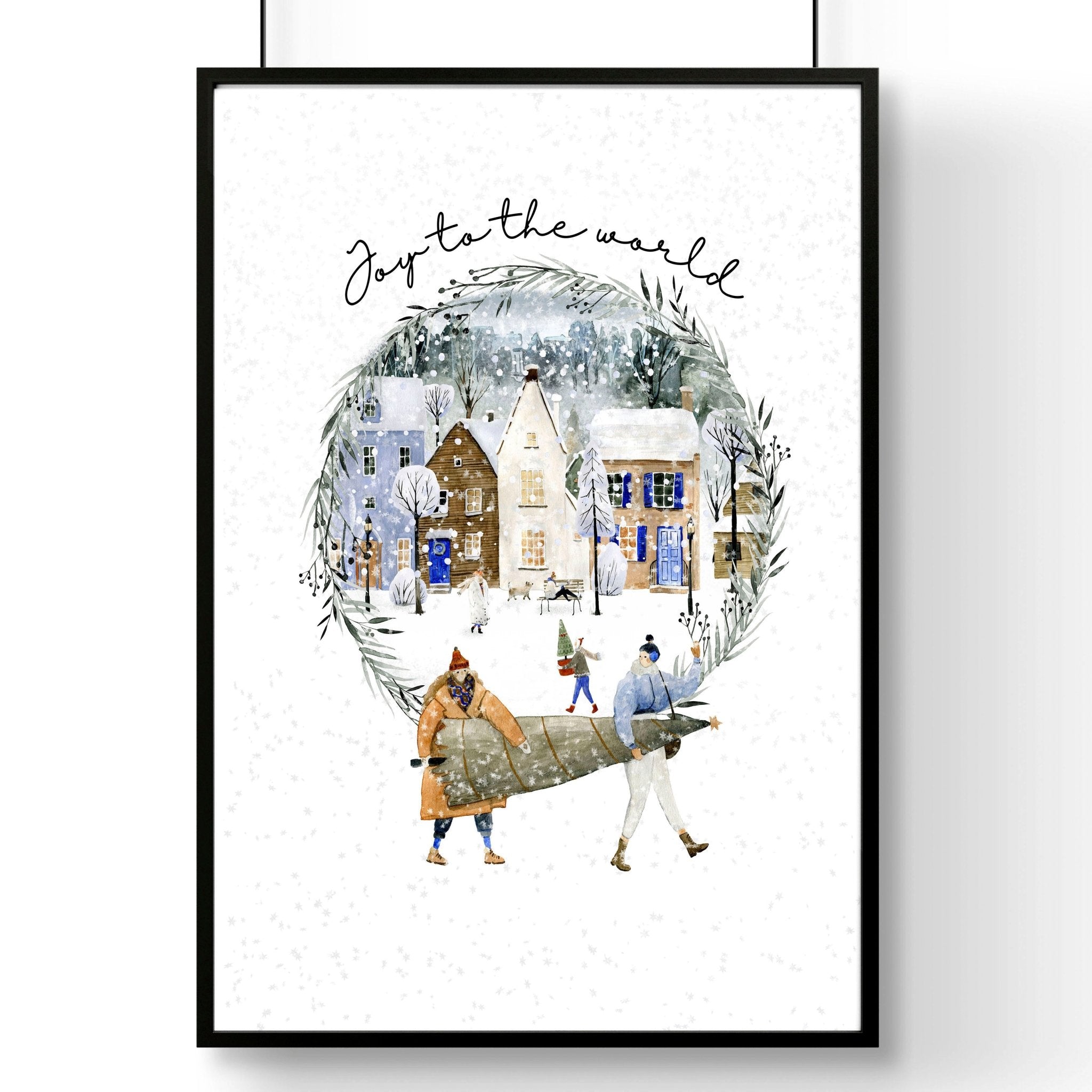 Wall decor for christmas | wall art print