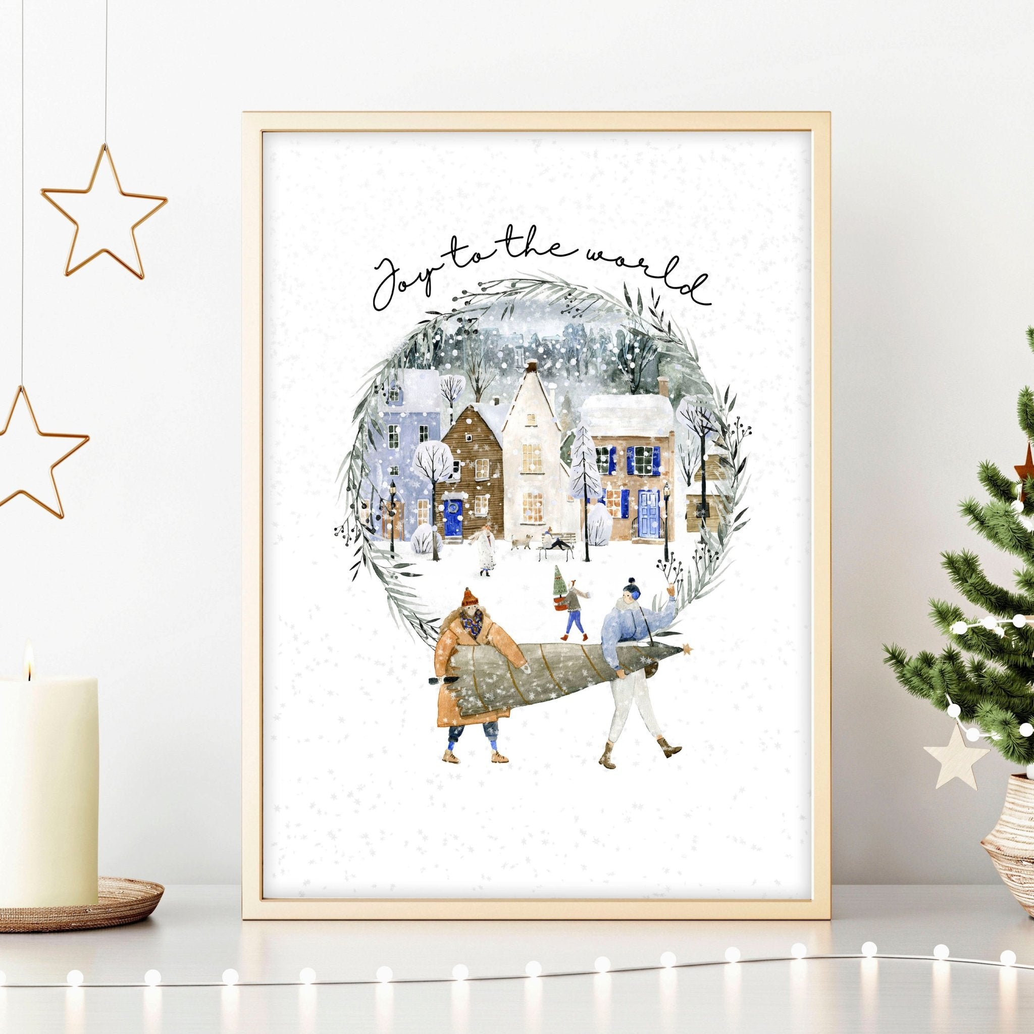 Wall decor for christmas | wall art print