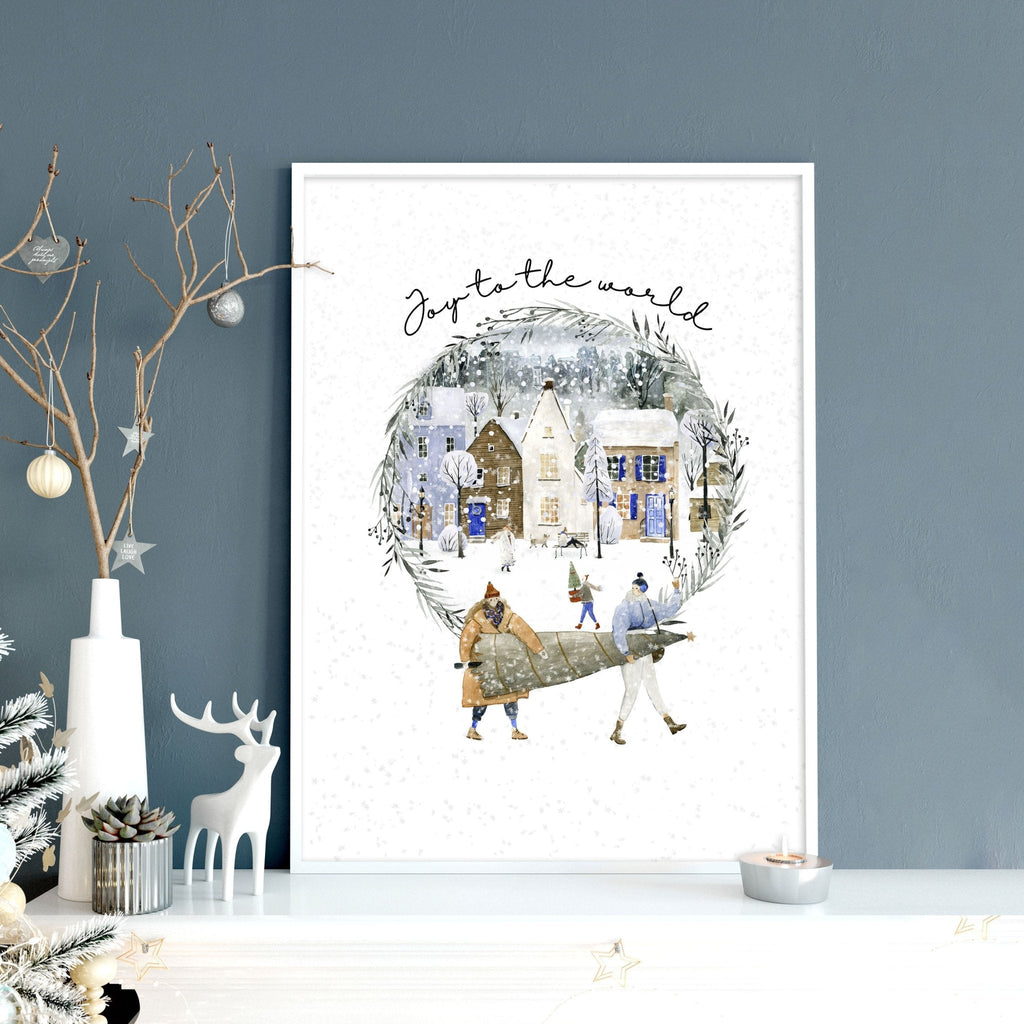 Wall decor for christmas | wall art print