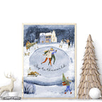 Indoor christmas wall decorations | wall art print