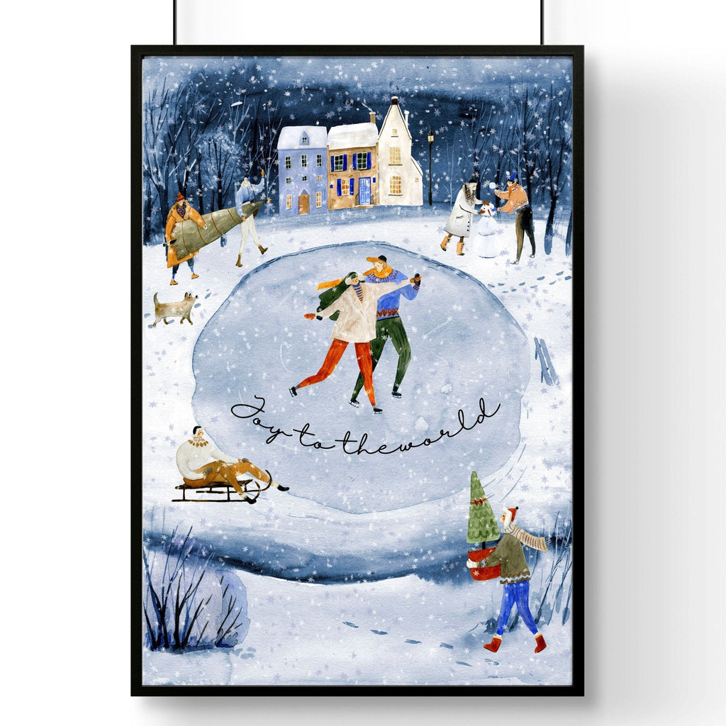 Indoor christmas wall decorations | wall art print