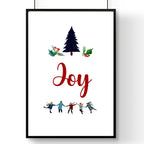 Christmas wall decorations | wall art print