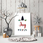Christmas wall decorations | wall art print