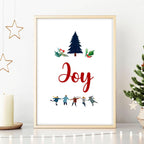 Christmas wall decorations | wall art print