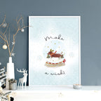 Christmas wall hanging decorations wall art