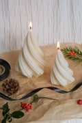 Christmas Tree Swirl Candle - Joe’s Haven