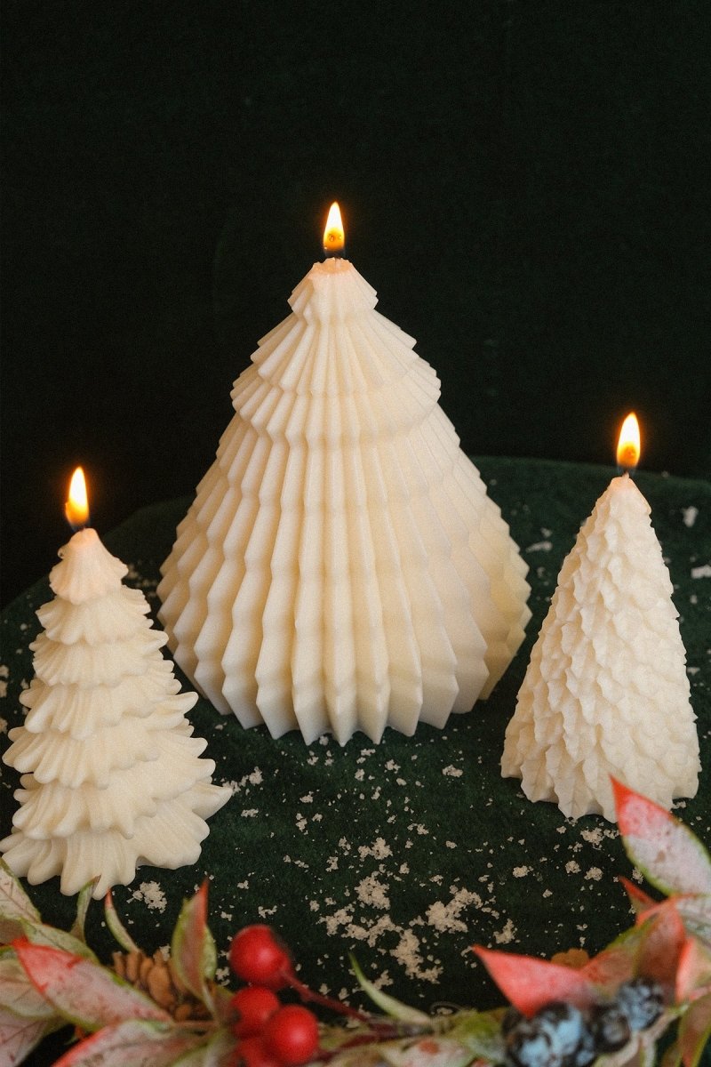 Christmas Tree Candles - Trio - Joe’s Haven