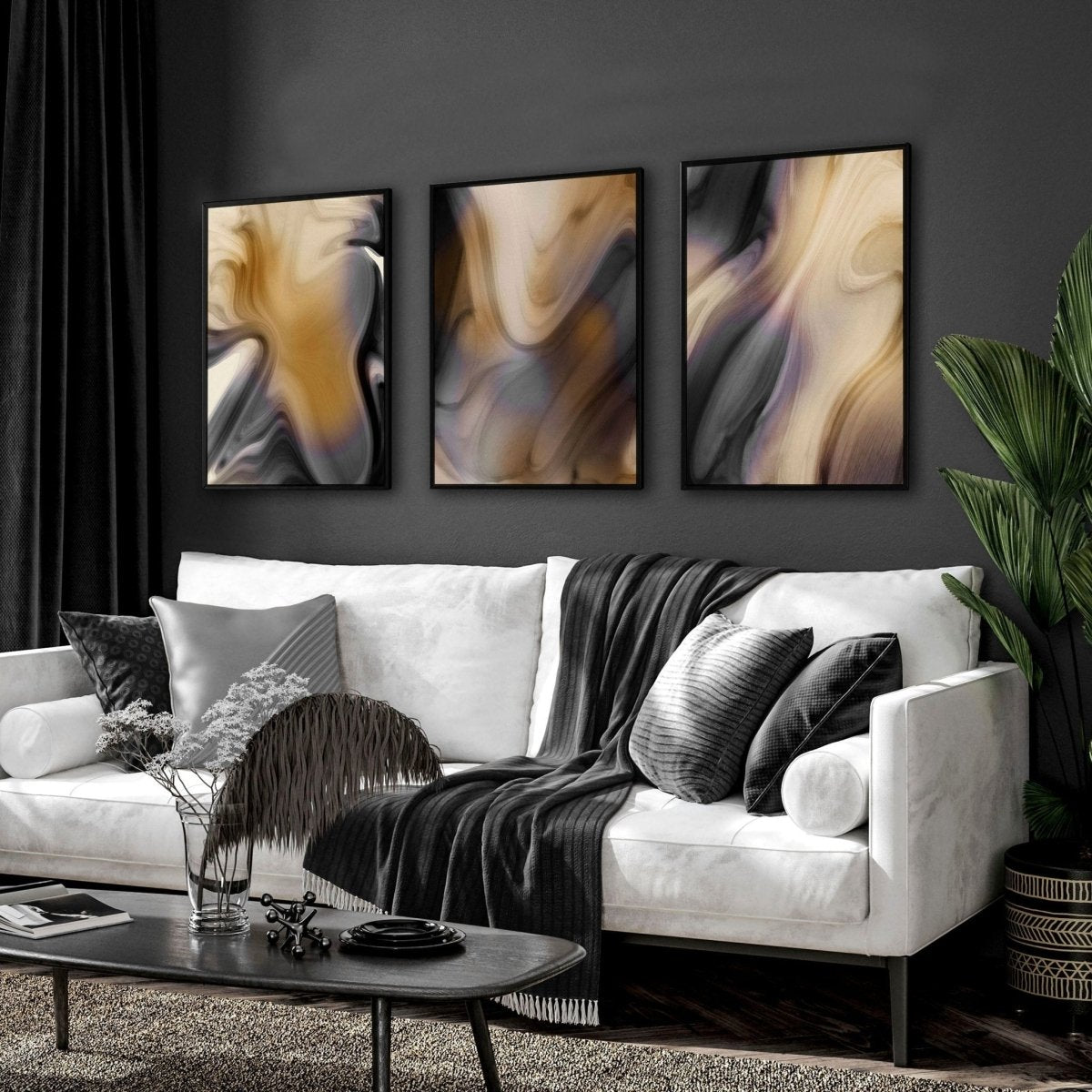 3 Wall Art Set | Contemporary wall art prints - Joe’s Haven