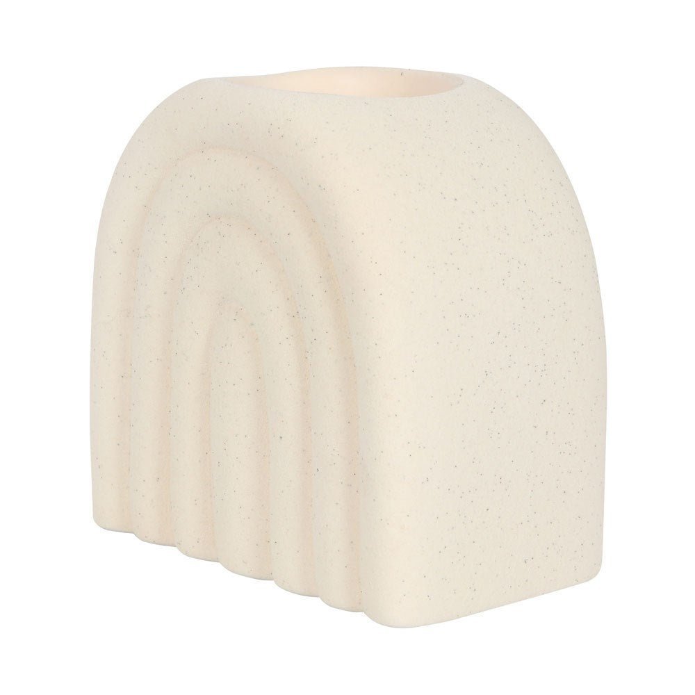 Cream Speckle Arch Oil Burner - Joe’s Haven