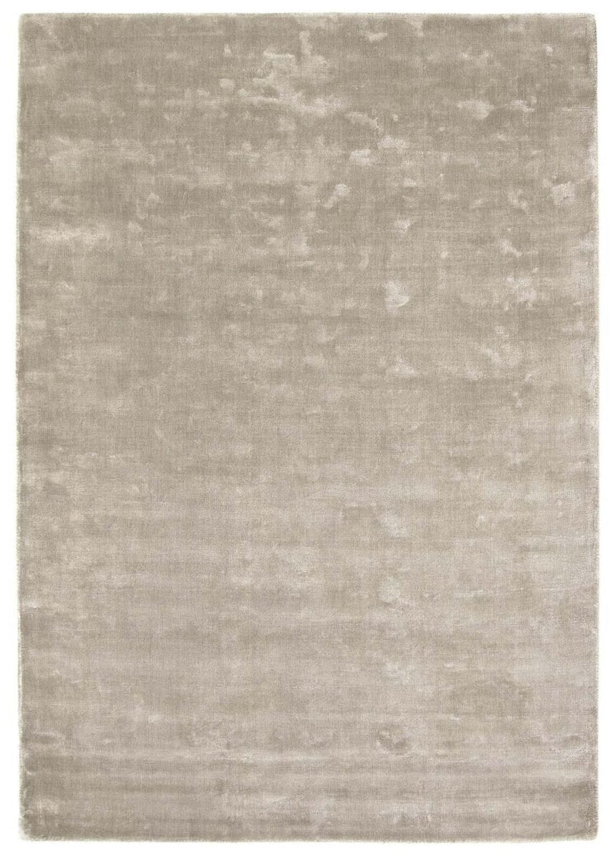 Karma Grey Solid Luxury Viscose Rug - Joe’s Haven