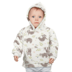 OLIVIA ROCCO Daisy Dreamer Kids Hoodie Blanket Safari Sloth Wearable Sweatshirt for Cosy Home Layering