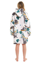 OLIVIA ROCCO Oversized Sloth Hoodie Blanket With Reversible Sherpa Fleece Giant 6XL - Joe’s Haven